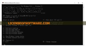 DFX WinTweaks Crack + Serial Key Windows [2024]